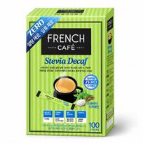 NAMYANG Prancūziškos kavinės Stevijos kavos mišinys 20 / 100 maišelių (Originalas / Be kofeino) Decaf Stevia – 100 Sticks
