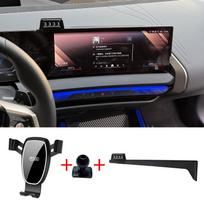 skirta BMW X3 2025 2026 2027 Telefono laikiklis Ekrano tvirtinimo Navigacijos laikiklio pagrindas Belaidžio įkrovimo funkcija TYPE C Black gray