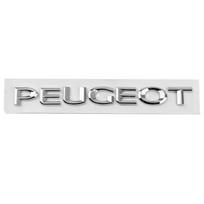 PEUGEOT Raidžių Logotipo Automobilio Lipdukai Peugeot 206 208 307 308 408 2008 3008 406 407 107 207 4007 4008 5008 Bagažinės Apdaila 19 X 2 cm