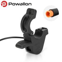 WUXING 300X Electric Bike Fast Release Thumb Throttle - Speed Accelerator for E-Bikes E-Scooters Bafang Conversion Kit Throttles 2 3PIN Male black