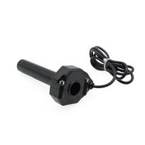 E-bike Full Twist Throttle Grip with Key Ignition Switch for Ridstar Q20 Q20Pro/H20 Electric Dirt Bike Scooter Mountain Bike Par Throttles 2 Throttle Handle A black