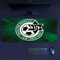 Maccabi Haifa FC Mouse Pad, Large Gaming Desk Mat, Non-slip XXL Mousepad for Laptop & Tablet, Mini PC Playmat with Stitched Edges 30cmx60cm(11.8x23.6inch) blue