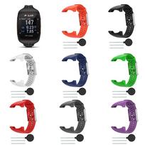Silikoninis atsarginis dirželis Polar M400 M430 išmaniajam laikrodžiui su įrankiu C black
