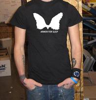 Armor for Sleep Butterfly T-Shirt – Emo Rock Band Merch L