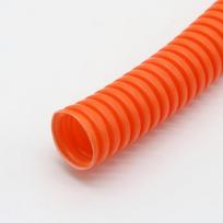 3 metrai 7mm-28mmPP izoliuotas gofruotas vamzdis vamzdis vamzdis žarna srieginė žarna plastikinė dumplių apsauginė įvorė Orange Closure-7mm