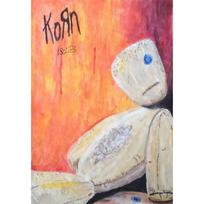 Korn Rokas Grupės Muzikos Albumo Viršelis Drobės Plakatas Spaudinys Sienų Menas Paveikslas Svetainei Miegamajam Barui Kavinėi Namų Dekoro Akcentas 30cm×40cm NoFrame