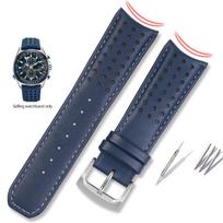 Originalios odos + silikoninės gumos laikrodžio apyrankė Citizen Blue Angel AT8020 Sky Eagle JY8078 8035 dirželis Apyrankė 22mm 23mm Juoda 22mm gray