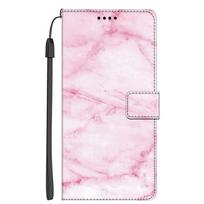 Leather Flip Covers For Realme 8 7 6 Pro 5G 4G C30 C35 C31 C30S Cases Marble Wallet Book Stand Card Cover For Realme 10 Pro Plus Realme 10 Pro Plus&Case & Strap