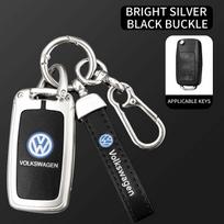 Valve Stems Caps Car Remote Key Cover Fob Case For Volkswagen VW Polo Tiguan Golf Jetta Beetle Eos Scirocco Up Transporter Shara white