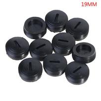 Juodo plastikinio sraigtinio anglies šepetėlio laikiklio dangtelio korpuso skersmuo 12 mm / 13 mm / 14 mm / 15 mm / 16 mm 20MM