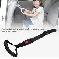 Car Grab Handle Multifunctional Safety Ergonomic Sturdy Reinforced Car Pull Strap for Car gray