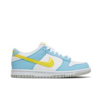 Nike Dunk Low Next Nature Grade School 'Homer' (Unisex) Blue Chill / White / Grey / Yellow Strike Kids' Skateboarding Shoes DX3382 400 36.5 white