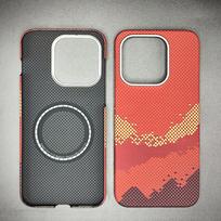 For Magsafe Magnetic Case For OnePlus 15/ 15T 15t Real Carbon Fiber Magnetic Aramid Cover for OnePlus 15/OnePlus15T Carbon Case For OnePlus 15 brown