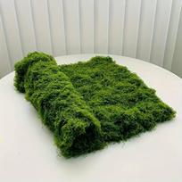 20  x 20  Dirbtinės samanės kilimėlis augalams, žalias, dekoruoti vazonus, rankdarbiams, „pasidaryk pats“, stalviršio puošmenoms, fėjų sodui 1Pc žalia