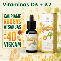 Vitaminas D3 + K2