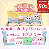 Colorful Simulated Dumpling Squishy Blind Box Relaxing  Antistress Enhance Happiness Rebound Squeeze Reliever Toy