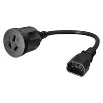 30cm Or 150cm Power Adapter Cable IEC320 -C14 Plug To China 3Pin Flat Socket Converter 10A 250V 3x1.5mm² Wire 30/150cm