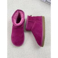 Leather low-top new lazy shoes snow boots winter fashion versatile women's shoes warm and comfortable 42 gray