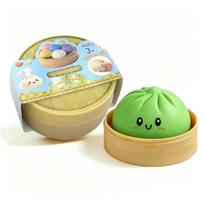 Giant Dumpling Squishies, Jumbo Dumpling Squishy Toy With Steamer, Anxiety Relief Squeeze Toy For Decompression And Sensory Play
