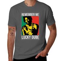 Remember Me Lucky Dube Tshirt Outdoor Sports Lightweight Tee XL black