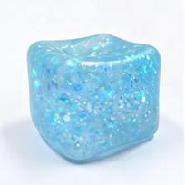 Maltose Ice Cube Squishy Toy, Transparent Slow Rebound Moldable Squeeze Cube, Stress Relief Hand Sensory Fidget Toy