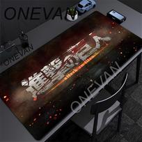 Attack on Titan Anime Large Lock Edge Mouse Pad Computer Mousepad XXL S Gaming Padmouse Gamer Laptop Keyboard Mouse Mats Carpet 30x80x0.3cm