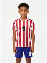 Naujas 26/27 Unisex Futbolo 2 dalių rinkinys, Vaikams Suaugusiems Tėvų ir Vaikų Komplektas, Individualus Ne.  10 mokyklos lauko komandiniams sporto šakoms str 130 mėlyna