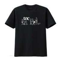 toe Japanese Band T Shirt Math Rock Loneliness Will Shine Post Merch vintage Washed graphic Top For Everyday Wear Versatile 4XL black