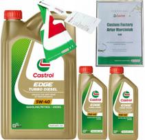 Variklio alyva CASTROL EDGE Turbo Diesel 5W40, 7 l, MB 226.5/229.31/229.51 + pakabukas