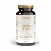 Maisto papildas Evolite Vitamin D3+K2 MK7, 120 kapsulių, imunitetui