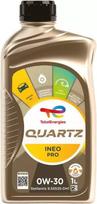 Variklio alyva TOTAL Quartz Ineo Pro 0W-30, 1 l, TOT0W301PRO