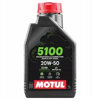 Motociklų pusiau sintetinė alyva MOTUL 5100 4T Ester MA2 20W50, 1 l