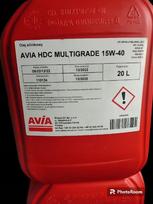 Variklio alyva AVIA HDC 15W-40 CI-4, 20 l (atitinka MOBIL DELVAC)