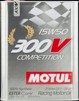 Variklio alyva MOTUL 15W-50 300V COMPETITION, 2 l, dyzeliniams ir benzininiams varikliams
