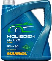 Variklio alyva 5W30 MOLYBDENUM ULTRA SYNTHETIC, 4 l, žalia, apsauga varikliui