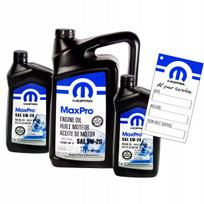 Variklio alyva MOPAR 5W20, 7 l, DODGE CHALLENGER 5.7 V8 / 3.6 V6