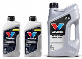 Variklio alyva VALVOLINE SynPower 5W40, 7 l (5 l + 1 l + 1 l), API SN/CF, ACEA A3/B4