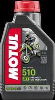 Pusiau sintetinis dvitaktis tepalas Motul 510 2T mišiniui
