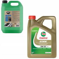 Variklio alyva Castrol Edge 0W-20 LL IV 4 l + universalus valiklis K2 Nano Spray 5 l