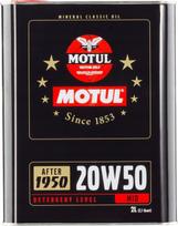 Variklio alyva MOTUL 20W50 2 l, Classic, 1950–1970 m.