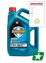 Variklio alyva TEXACO HAVOLINE ENERGY A5/B5 5W30, 4 l