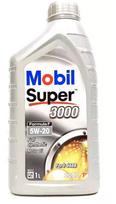 Variklio alyva MOBIL SUPER 5W20 1L, 3000 FORMULA F, SN, WSS M2C 948-B