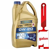 Sintetinis variklio alyva RAVENOL VSE 0W20 CleanSynto USVO, 4 l