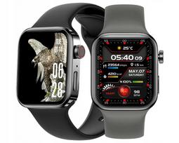 Išmanusis laikrodis Yaxo TAMPA, titano korpusas, GPS, NFC, IP68, SOS, sidabrinis, su silikonine apyranke