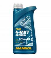 Variklio alyva MANNOL 1 l 4T PREMIUM API SM/JASO