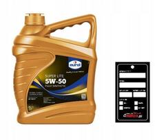 Variklio alyva EUROL SUPER LITE 5W-50, 4 l
