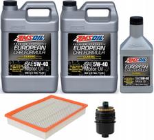 Variklio alyva AMSOIL 5W40 8,5 l ir RAM FILTERS 1500 3.0 Diesel 2020 filtrų rinkinys