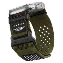 Trail loop dirželiai Apple Watch Ultra 2 juosta 49mm 44mm 45mm Sportinis nailoninis apyrankė correa iWatch serija 9 7 6 5 4 8 se 10 46mm 46 42 44 45 49mm SM žalia