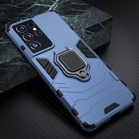 Shockproof Armor Magnetic Case For Samsung S24 Ultra S23 Plus S22 S21 S20 S24 FE S25 Note 20 Ultra Plus Ring Holder Phone Cover Note 10 Plus gray