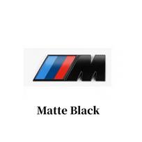 BMW 3D ABS automobilio šoninis Mlogo lipdukas ir bagažinės modifikavimo ženklelis, tinkamas E46 E90 E60 G30 G20 F10 F30 X5 X6 3 X4 X1 E92 F07 4.5cmX1.5cm matinė juoda spalva